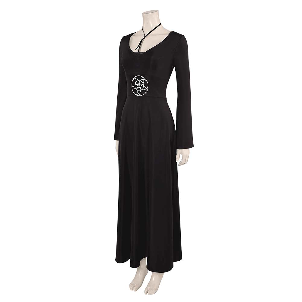 Film Beetlejuice 2(2024) Lydia Deetz Robe Noire Longue Cosplay Costume