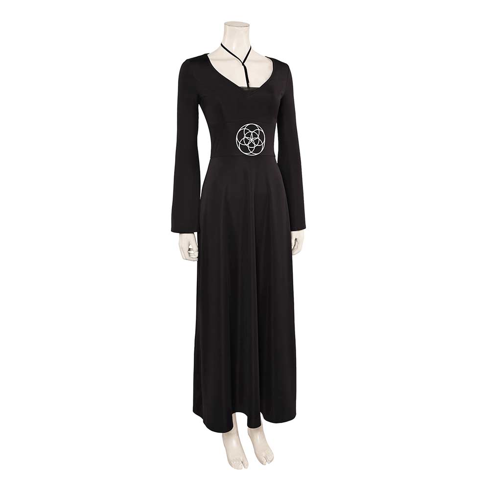 Film Beetlejuice 2(2024) Lydia Deetz Robe Noire Longue Cosplay Costume