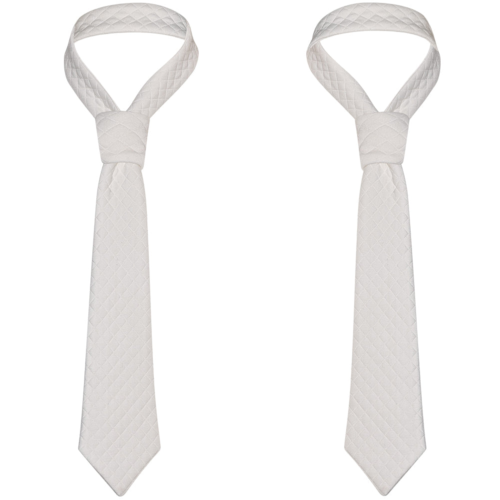 Film Joker: Folie à Deux(2024) Arthur Fleck Cravate Blanche Cosplay Accessoire