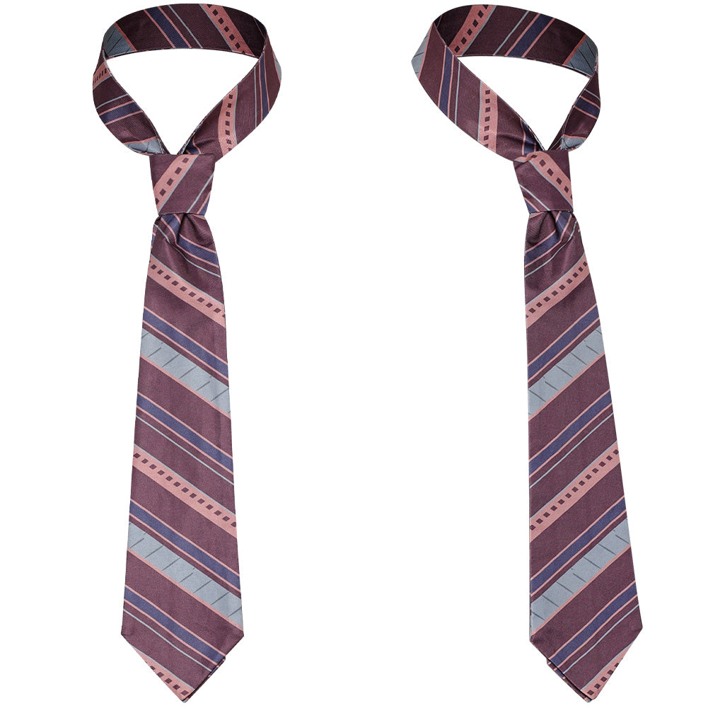 Film Joker: Folie à Deux(2024) Arthur Fleck Cravate Rayée Cosplay Accessoire