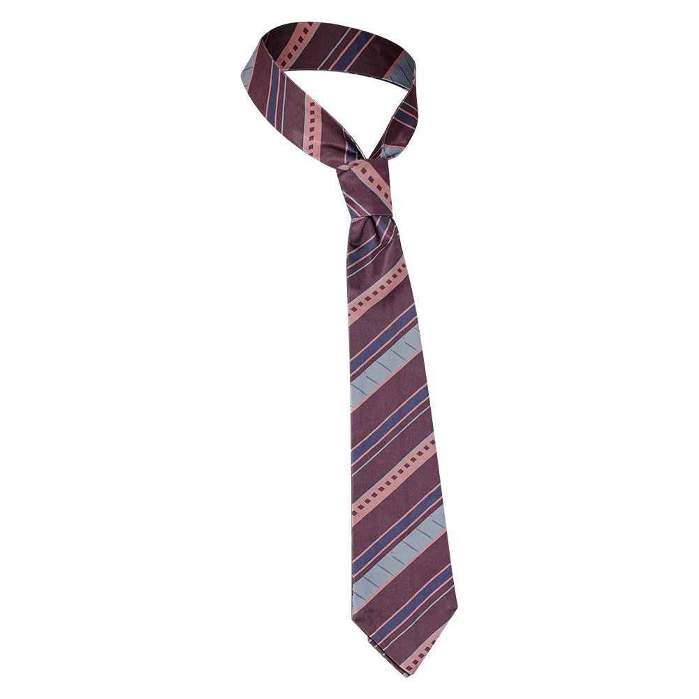 Film Joker: Folie à Deux(2024) Arthur Fleck Cravate Rayée Cosplay Accessoire