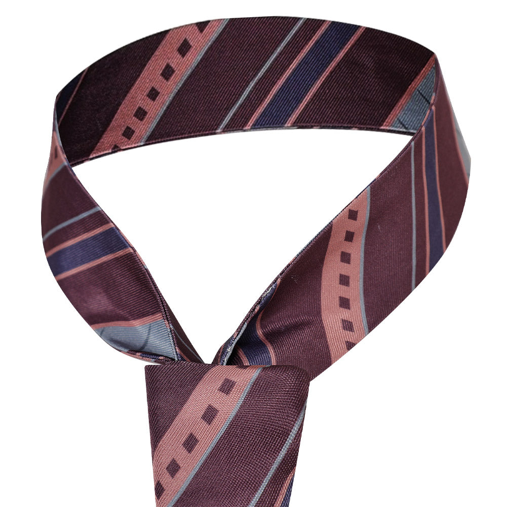 Film Joker: Folie à Deux(2024) Arthur Fleck Cravate Rayée Cosplay Accessoire