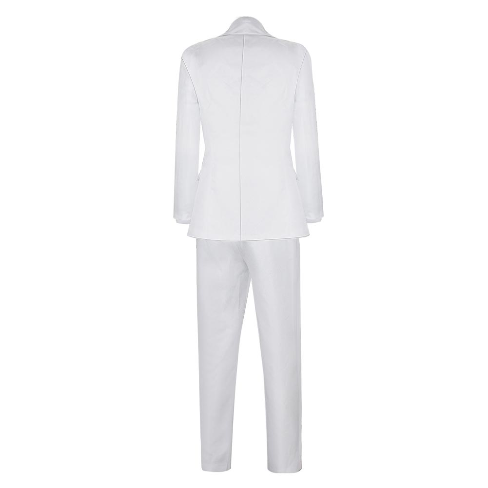 Film Joker: Folie à Deux(2024) Arthur Fleck Tenue Blanche Cosplay Costume