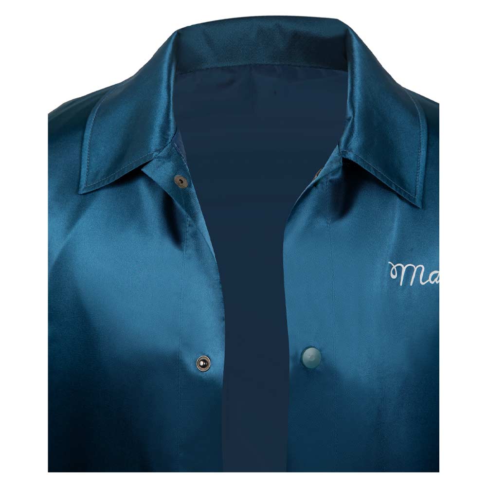 Film MaXXXine(2024) Maxine Veste Bleue Cosplay Costume