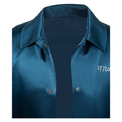 Film MaXXXine(2024) Maxine Veste Bleue Cosplay Costume