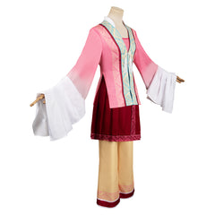 Film White Snake Baoqing Old Fox Tenue Rose Cosplay Costume