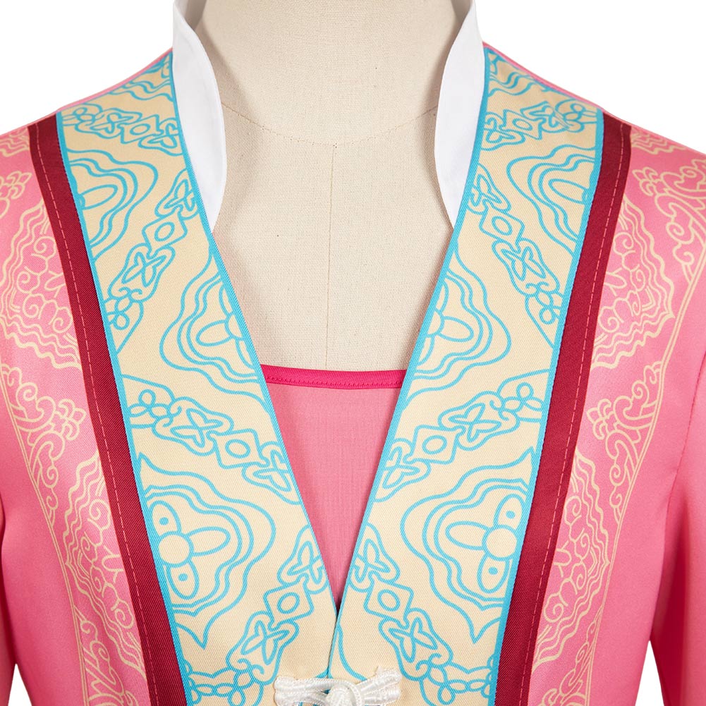 Film White Snake Baoqing Old Fox Tenue Rose Cosplay Costume