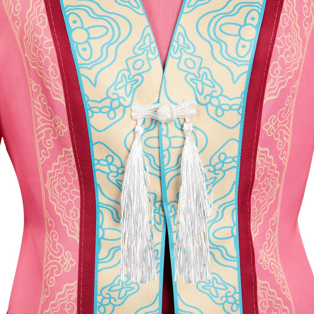 Film White Snake Baoqing Old Fox Tenue Rose Cosplay Costume