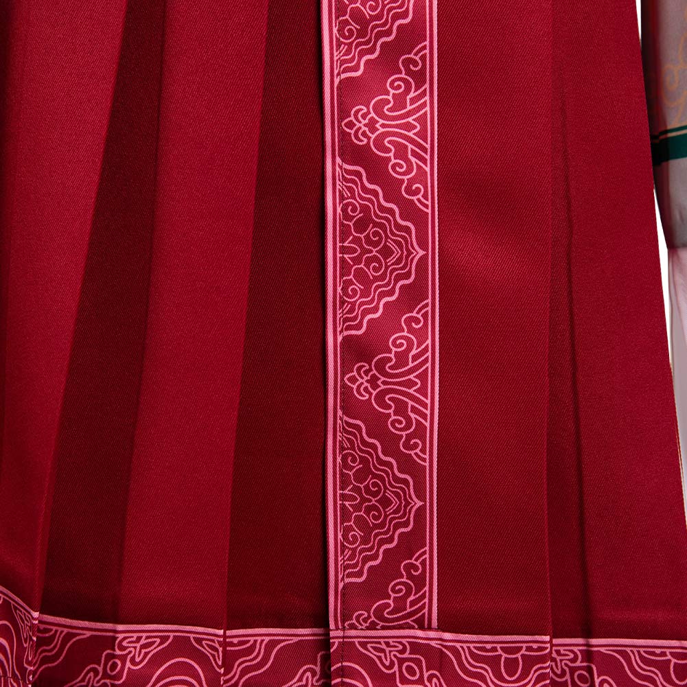 Film White Snake Baoqing Old Fox Tenue Rose Cosplay Costume