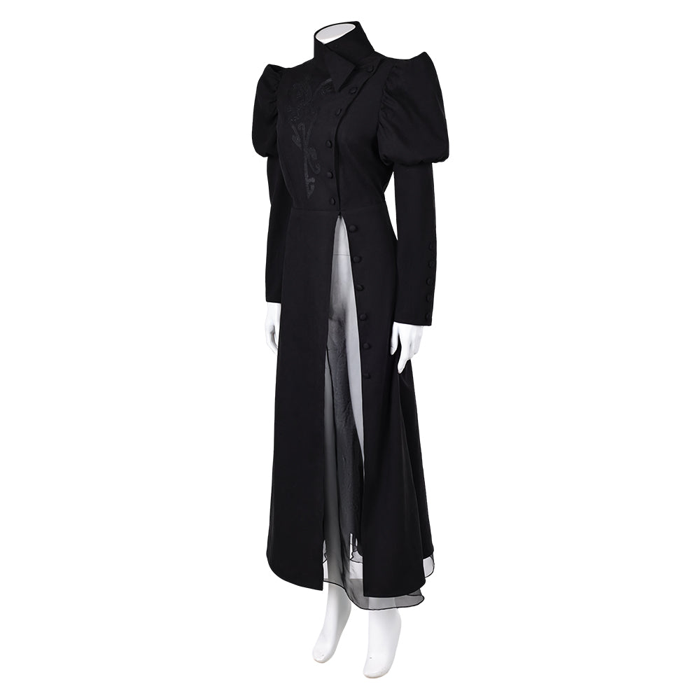 Film Wicked(2024) Elphaba Robe Noire Cosplay Costume