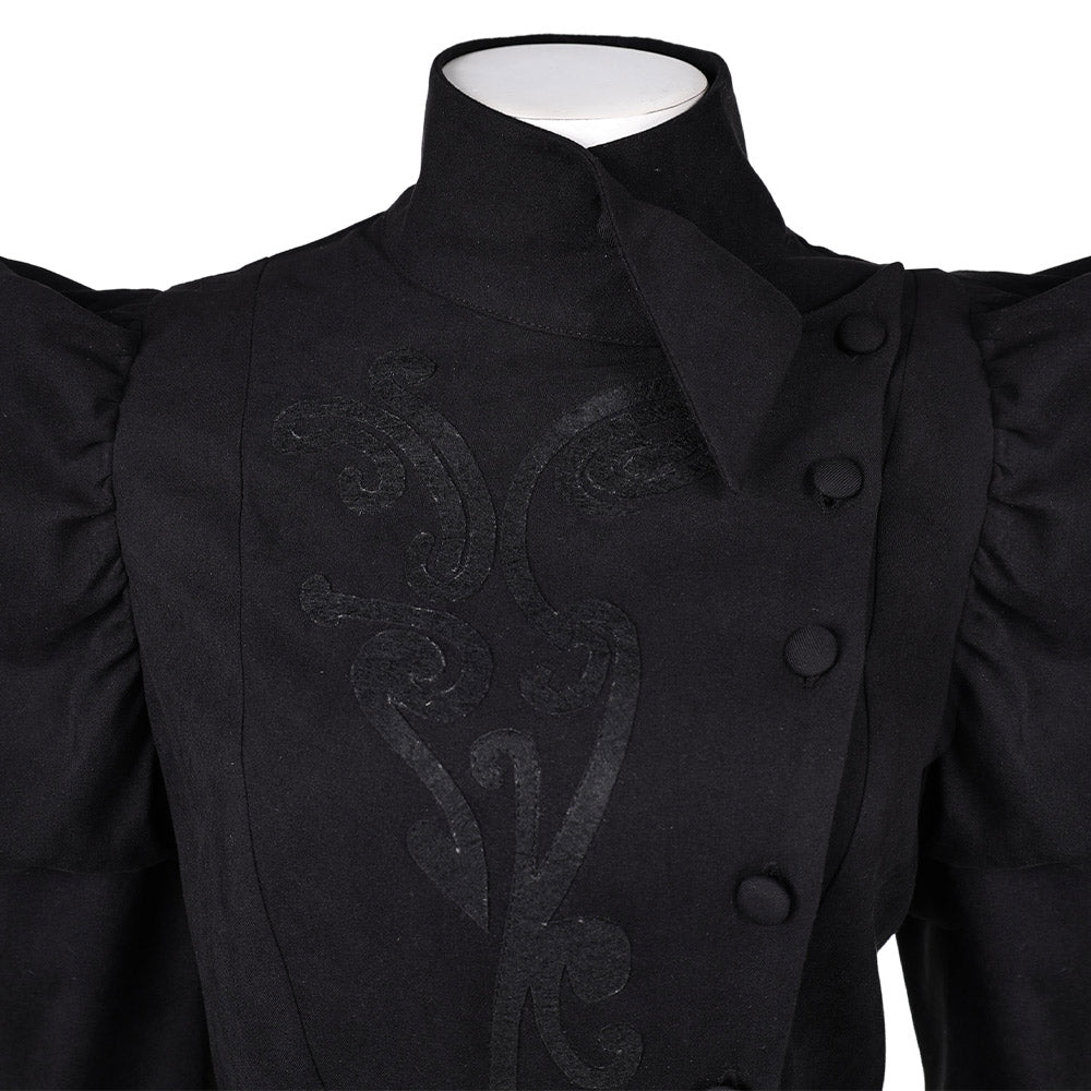 Film Wicked(2024) Elphaba Robe Noire Cosplay Costume