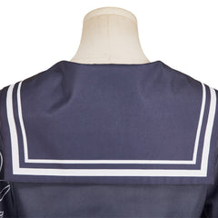 Final Fantasy Tifa Lockhart Tenue d'Uniforme Blance Cosplay Costume