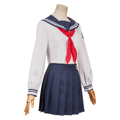 Final Fantasy Tifa Lockhart Tenue d'Uniforme Blance Cosplay Costume
