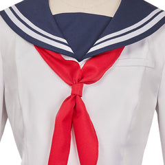 Final Fantasy Tifa Lockhart Tenue d'Uniforme Blance Cosplay Costume