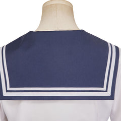 Final Fantasy Tifa Lockhart Tenue d'Uniforme Blance Cosplay Costume