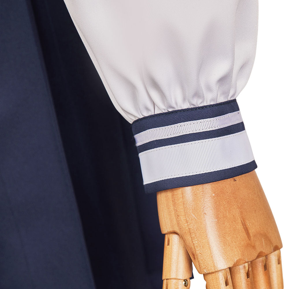 Final Fantasy Tifa Lockhart Tenue d'Uniforme Blance Cosplay Costume