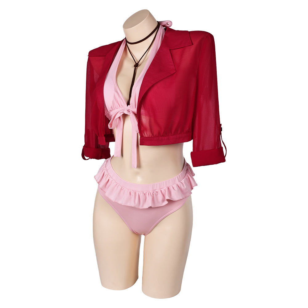Final Fantasy VII: Rebirth Aerith Gainsborough Maillot de Bain Bikinis Cosplay Costume Design Original