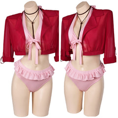 Final Fantasy VII: Rebirth Aerith Gainsborough Maillot de Bain Bikinis Cosplay Costume Design Original