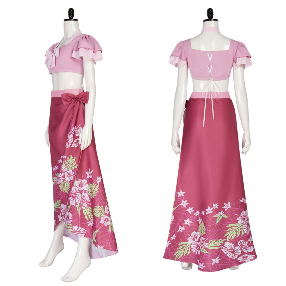 Final Fantasy VII: Rebirth FF7 Aerith Gainsborough Tenue de Plage Cosplay Costume Ver.2