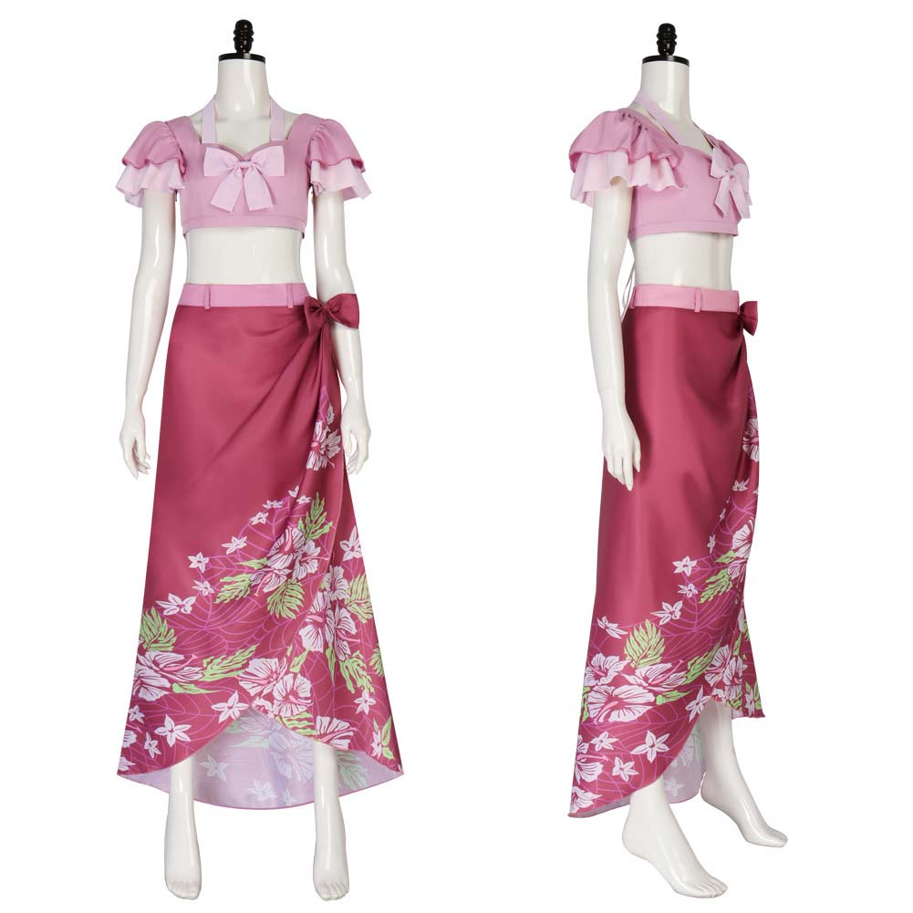 Final Fantasy VII: Rebirth FF7 Aerith Gainsborough Tenue de Plage Cosplay Costume Ver.2