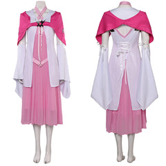 Final Fantasy VII: Remake FF7 FF VII Aerith Gainsborough Tenue Rose Cosplay Costume