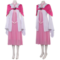 Final Fantasy VII: Remake FF7 FF VII Aerith Gainsborough Tenue Rose Cosplay Costume