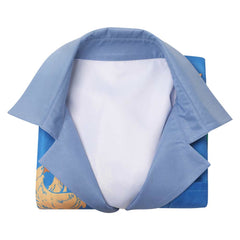 Final Fantasy VIII Chocobo World Cloud Chemise Bleu Cosplay Costume