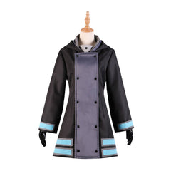 Fire Force Saison 3(2025) Maki Oze Tenue Noire et Violette Cosplay Costume