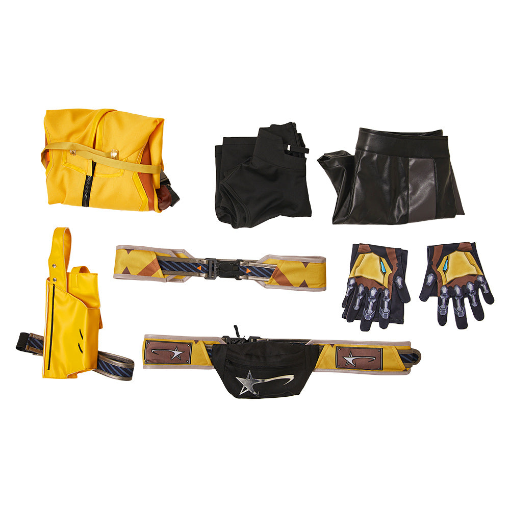FragPunk(2025) Hollowpoint Tenue Jaune Cosplay Costume