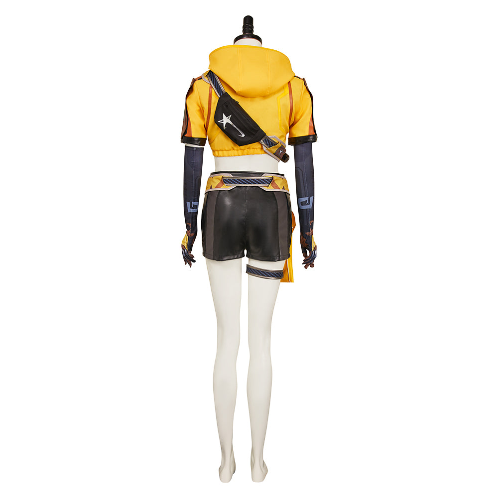 FragPunk(2025) Hollowpoint Tenue Jaune Cosplay Costume