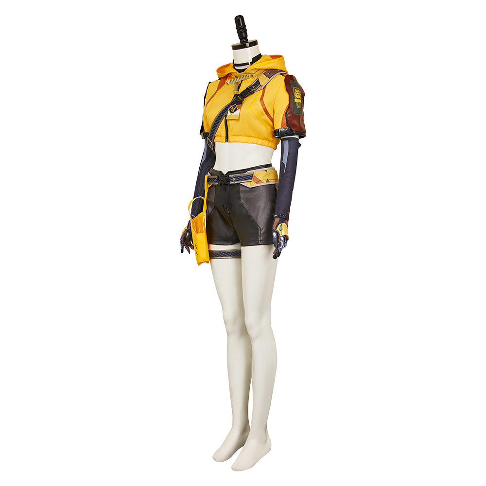 FragPunk(2025) Hollowpoint Tenue Jaune Cosplay Costume