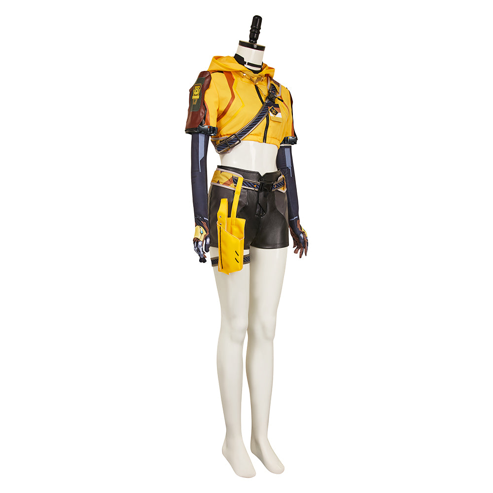 FragPunk(2025) Hollowpoint Tenue Jaune Cosplay Costume