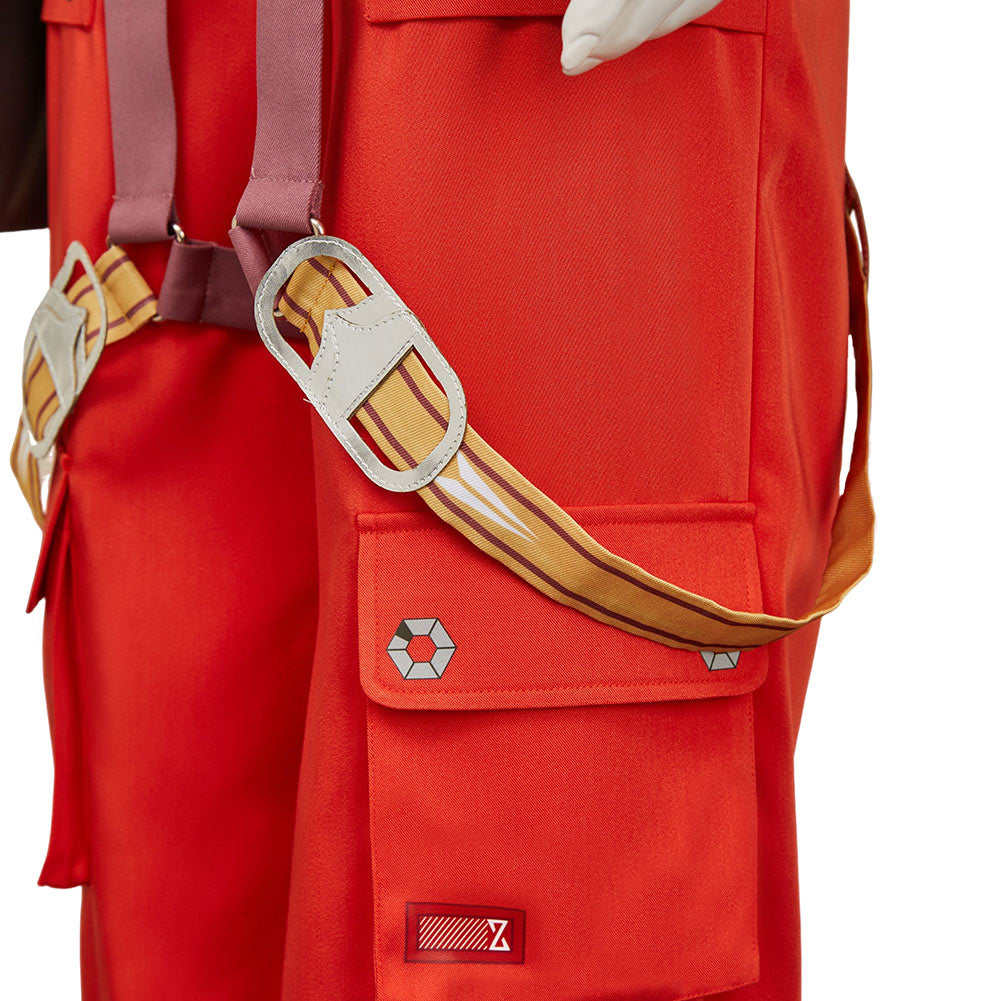 FragPunk(2025) Nitro Tenue Blanche et Orange Cosplay Costume