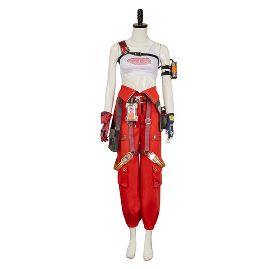 FragPunk(2025) Nitro Tenue Blanche et Orange Cosplay Costume