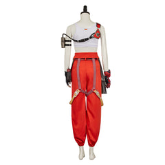 FragPunk(2025) Nitro Tenue Blanche et Orange Cosplay Costume