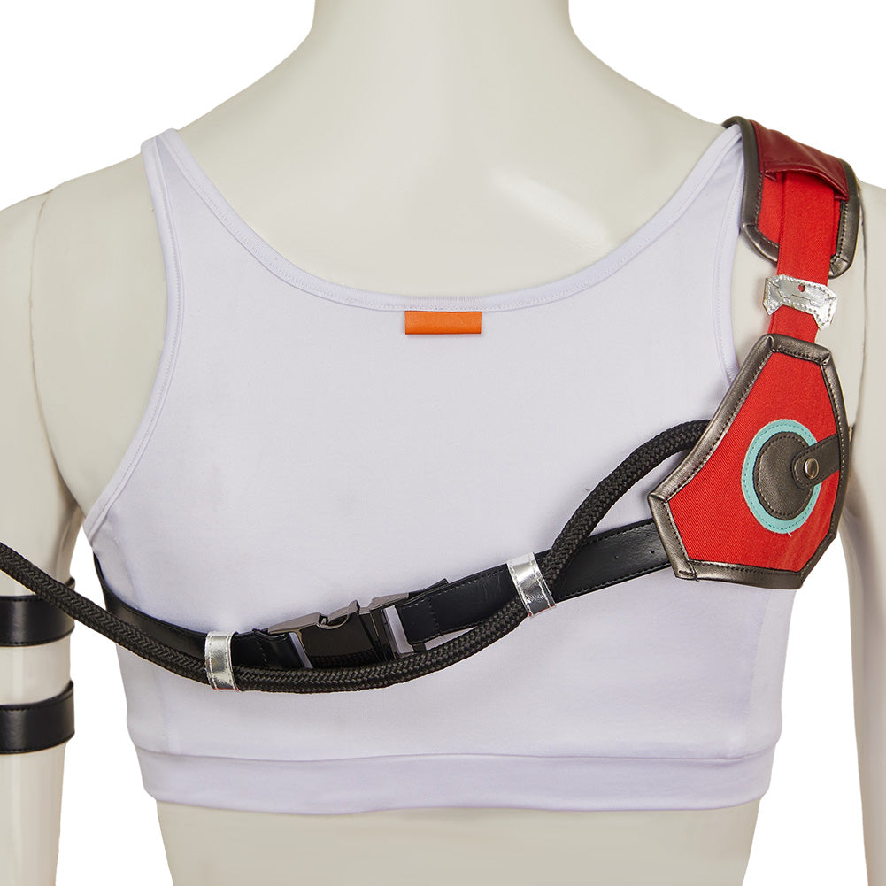 FragPunk(2025) Nitro Tenue Blanche et Orange Cosplay Costume