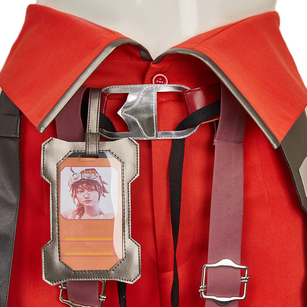 FragPunk(2025) Nitro Tenue Blanche et Orange Cosplay Costume