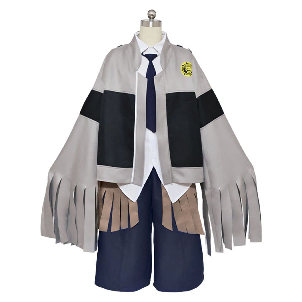 Gachiakuta Tamji Keinzu Tenue Grise et Noire Cosplay Costume