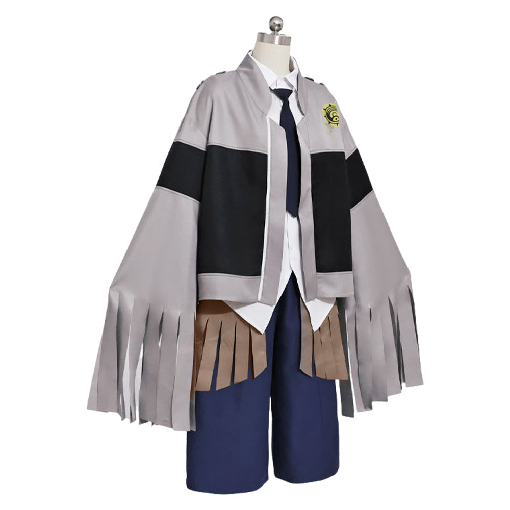 Gachiakuta Tamji Keinzu Tenue Grise et Noire Cosplay Costume