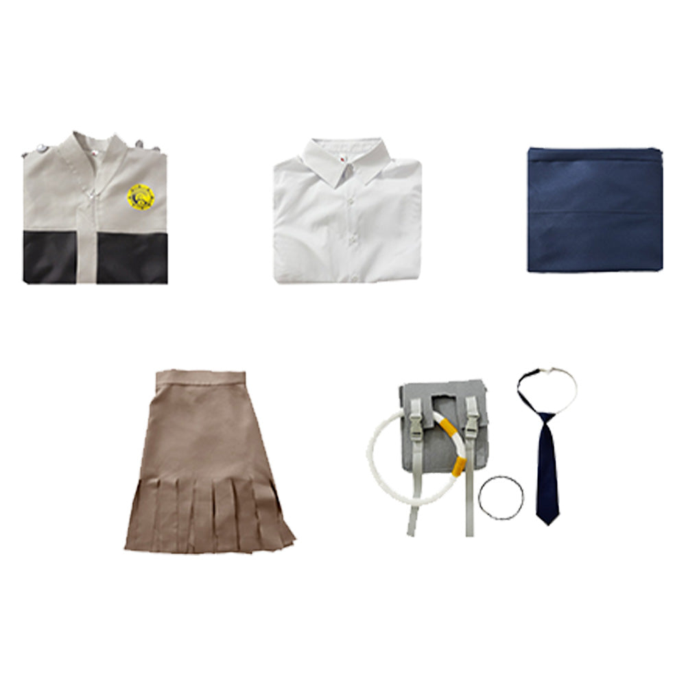 Gachiakuta Tamji Keinzu Tenue Grise et Noire Cosplay Costume