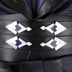Genshin Impact Flins Tenue Noire Cosplay Costume