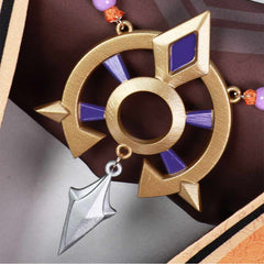 Genshin Impact Lansan Tenue Orange Cosplay Costume