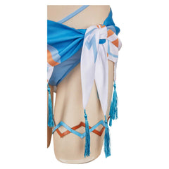 Genshin Impact Lumine Maillot de Bain Bikini Hotspring Cosplay Costume