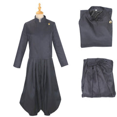 Geto Suguru Tenue Noire Cosplay Costume
