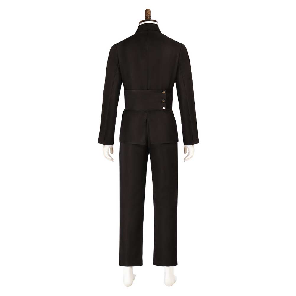 Ghost Aether Tenue Noire Cosplay Costume