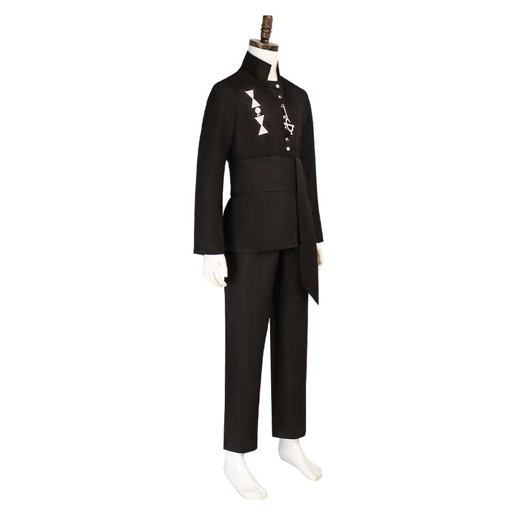Ghost Aether Tenue Noire Cosplay Costume