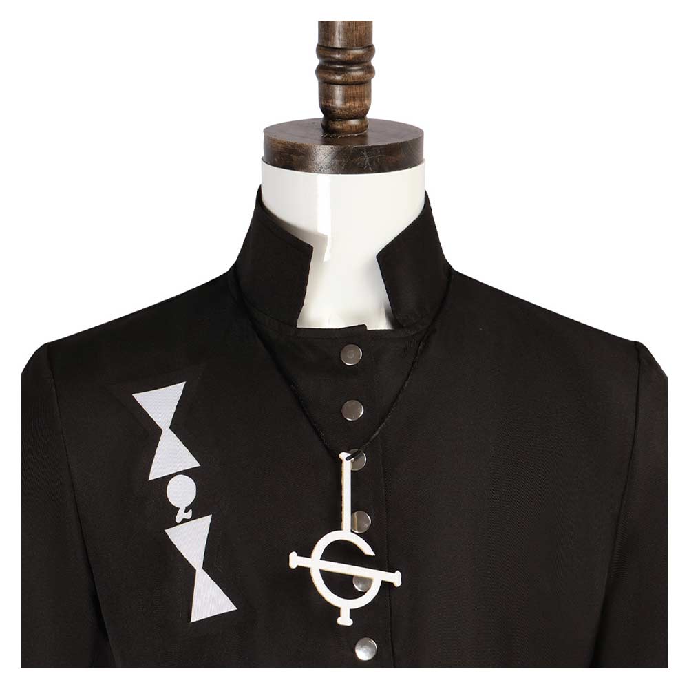 Ghost Aether Tenue Noire Cosplay Costume