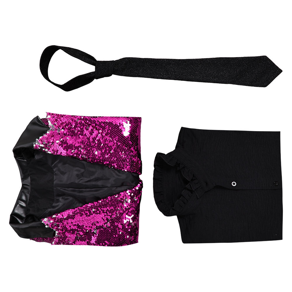 Ghost: Rite Here Rite Now Papa Nihil Ensemble Veste Violette Cosplay Costume