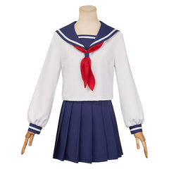 Gintama Shimura Tae Uniforme Bleu et Blanc Cosplay Costume