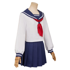 Gintama Shimura Tae Uniforme Bleu et Blanc Cosplay Costume